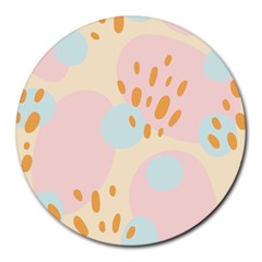 Girly Round Mousepads