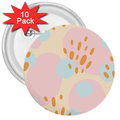 Girly 3  Buttons (10 Pack)  by Sobalvarro