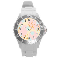 Girly Round Plastic Sport Watch (l) by Sobalvarro