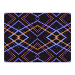 Intersecting Diamonds Motif Print Pattern Double Sided Flano Blanket (mini)  by dflcprintsclothing