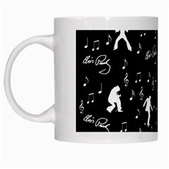 Elvis White Mugs by Valentinaart