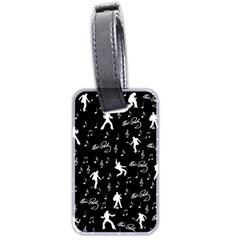 Elvis Luggage Tag (two Sides) by Valentinaart