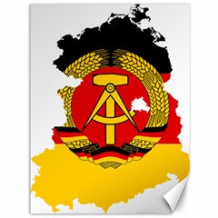 Flag Map of East Germany (1959¨C1990) Canvas 36  x 48 