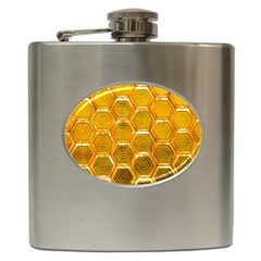 Hexagon Windows Hip Flask (6 Oz) by essentialimage