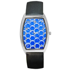 Hexagon Windows Barrel Style Metal Watch by essentialimage