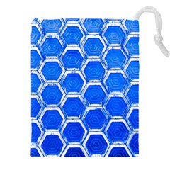 Hexagon Windows Drawstring Pouch (4xl) by essentialimage