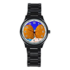 Two Hearts Stainless Steel Round Watch by essentialimage