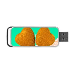 Two Hearts Portable Usb Flash (two Sides) by essentialimage