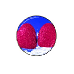 Two Hearts Hat Clip Ball Marker by essentialimage