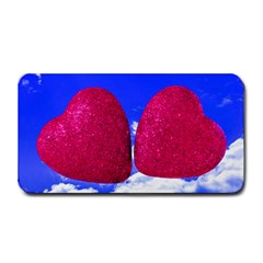 Two Hearts Medium Bar Mats by essentialimage