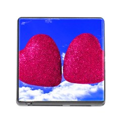 Two Hearts Memory Card Reader (square 5 Slot) by essentialimage