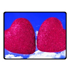 Two Hearts Fleece Blanket (small) by essentialimage