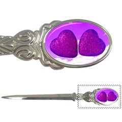 Two Hearts Letter Opener