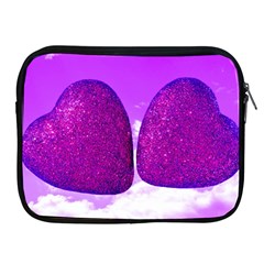 Two Hearts Apple iPad 2/3/4 Zipper Cases