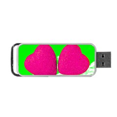 Two Hearts Portable Usb Flash (two Sides) by essentialimage