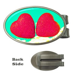 Two Hearts Money Clips (oval)  by essentialimage