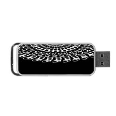 Digital Handdraw Floral Portable Usb Flash (two Sides) by Sparkle