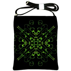 Digital Handdraw Floral Shoulder Sling Bag by Sparkle