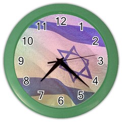 Israel Color Wall Clock by AwesomeFlags