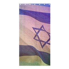 Israel Shower Curtain 36  X 72  (stall)  by AwesomeFlags