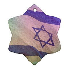 Israel Snowflake Ornament (two Sides) by AwesomeFlags