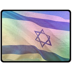 Israel Double Sided Fleece Blanket (large)  by AwesomeFlags