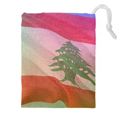 Lebanon Drawstring Pouch (5xl) by AwesomeFlags