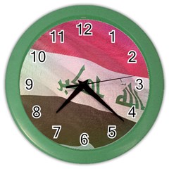 Iraq Color Wall Clock by AwesomeFlags