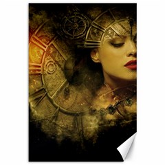 Surreal Steampunk Queen From Fonebook Canvas 12  X 18  by 2853937