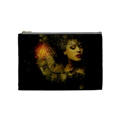 Surreal Steampunk Queen From Fonebook Cosmetic Bag (medium)