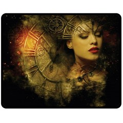 Surreal Steampunk Queen From Fonebook Fleece Blanket (medium)  by 2853937