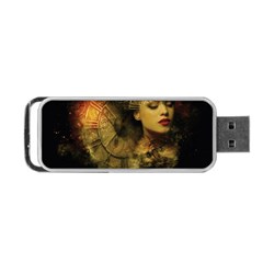 Surreal Steampunk Queen From Fonebook Portable Usb Flash (one Side) by 2853937