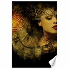 Surreal Steampunk Queen From Fonebook Canvas 24  X 36  by 2853937