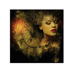 Surreal Steampunk Queen From Fonebook Small Satin Scarf (square) by 2853937
