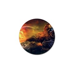 Tiger King In A Fantastic Landscape From Fonebook Golf Ball Marker (10 Pack) by 2853937