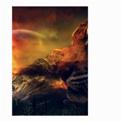 Tiger King In A Fantastic Landscape From Fonebook Small Garden Flag (two Sides) by 2853937