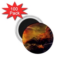 Tiger King In A Fantastic Landscape From Fonebook 1 75  Magnets (100 Pack)  by 2853937