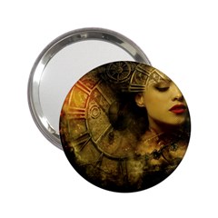 Surreal Steampunk Queen From Fonebook 2 25  Handbag Mirrors by 2853937
