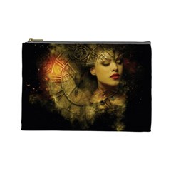 Surreal Steampunk Queen From Fonebook Cosmetic Bag (large) by 2853937