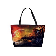 Tiger King In A Fantastic Landscape From Fonebook Classic Shoulder Handbag by 2853937