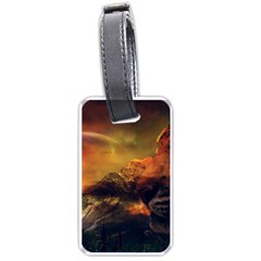 Tiger King In A Fantastic Landscape From Fonebook Luggage Tag (one Side) by 2853937