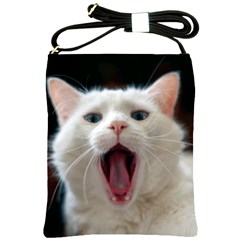 Wow Kitty Cat From Fonebook Shoulder Sling Bag by 2853937