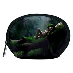 Wooden Child Resting On A Tree From Fonebook Accessory Pouch (medium) by 2853937