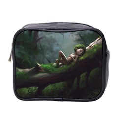 Wooden Child Resting On A Tree From Fonebook Mini Toiletries Bag (two Sides) by 2853937