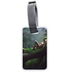 Wooden Child Resting On A Tree From Fonebook Luggage Tag (one Side) by 2853937