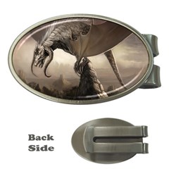 Lord Of The Dragons From Fonebook Money Clips (oval)  by 2853937