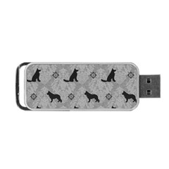 Shepherds Damask Pattern Portable Usb Flash (one Side) by Abe731