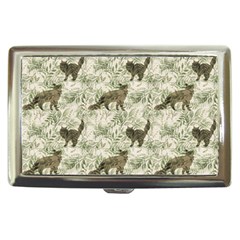 Botanical Cats Pattern Cigarette Money Case