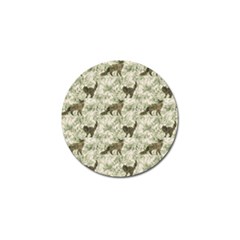 Botanical Cats Pattern Golf Ball Marker (10 pack)