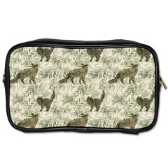 Botanical Cats Pattern Toiletries Bag (Two Sides)